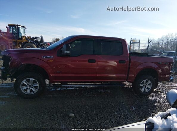 1FTEW1EG0GFD37887 2016 FORD F150 Maroon 