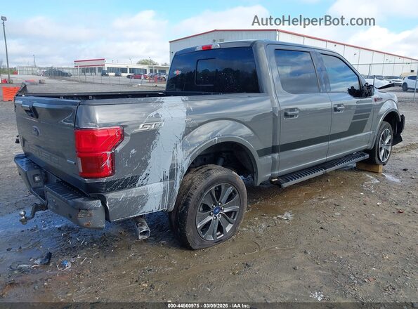 1FTEW1EG1JFA12950 2018 FORD F150 Gray Հետևի աջ