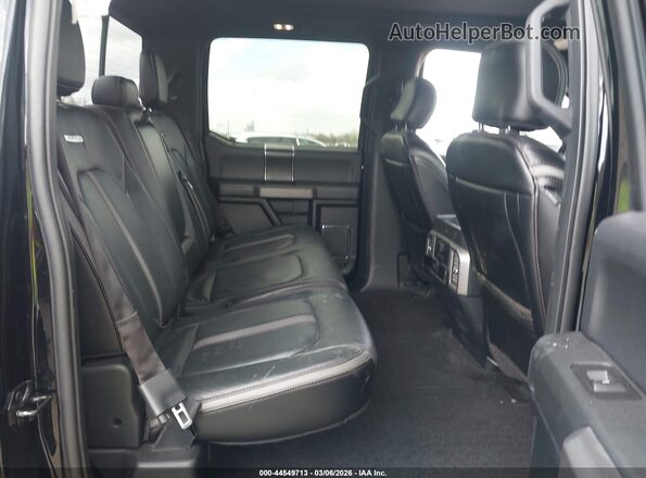 1FTEW1EG7JFB50895 2018 FORD F150 Black VIN კოდის სტიკერის ხედი
