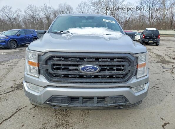 1FTEW1EP3MKD13490 2021 FORD F150 Gray Front view
