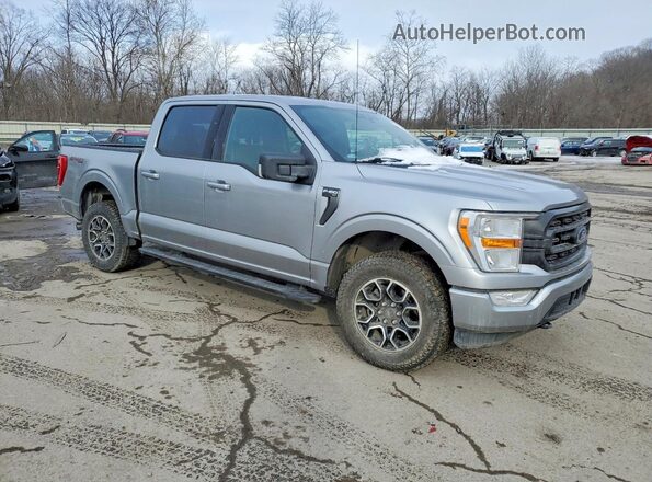 1FTEW1EP3MKD13490 2021 FORD F150 Gray Front right