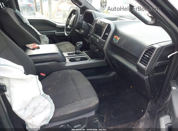 1FTEW1EP4GFC69304 2016 FORD F150 Black Widok wnętrza z przodu