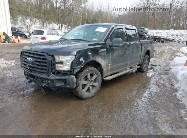 1FTEW1EP4GFC69304 2016 FORD F150 Black Przód lewy