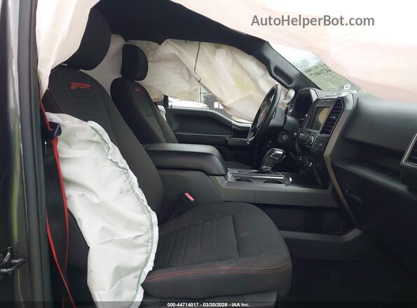1FTEW1EP4KFA40520 2019 FORD F150 Gray Widok wnętrza z przodu