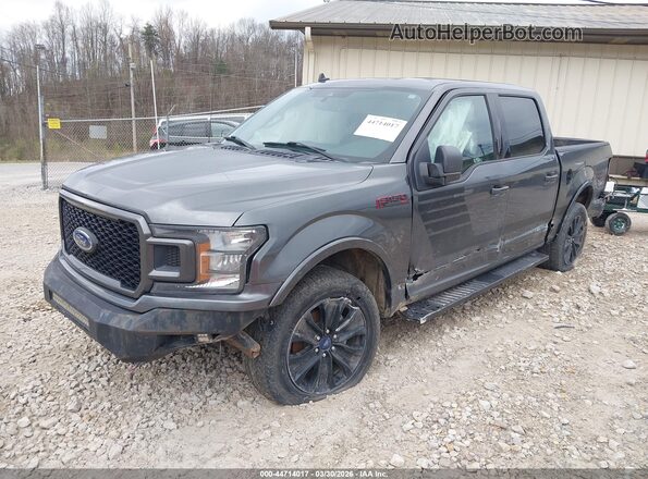 1FTEW1EP4KFA40520 2019 FORD F150 Gray Przód lewy