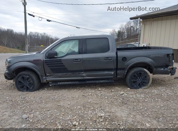 1FTEW1EP4KFA40520 2019 FORD F150 Gray Widok wnętrza 360 stopni