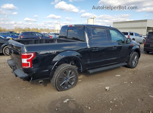 1FTEW1EP6JFE09313 2018 FORD F150 Black Tył prawy