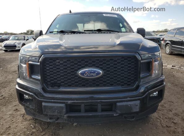 1FTEW1EP6JFE09313 2018 FORD F150 Black Widok z przodu