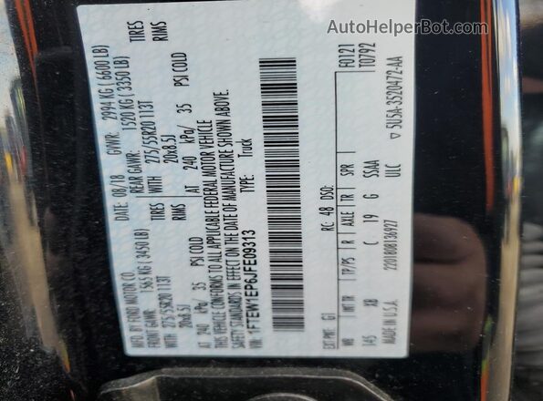 1FTEW1EP6JFE09313 2018 FORD F150 Black Widok komory silnika