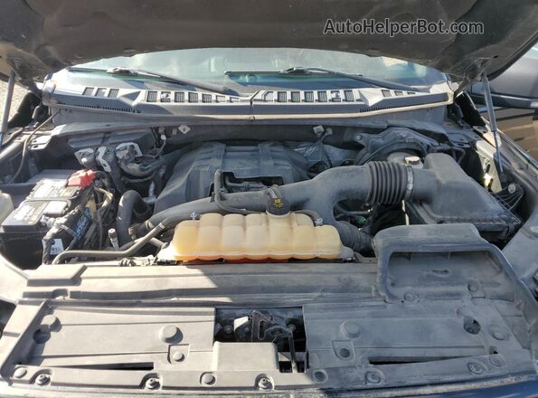 1FTEW1EP6JFE09313 2018 FORD F150 Black Widok wnętrza z tyłu