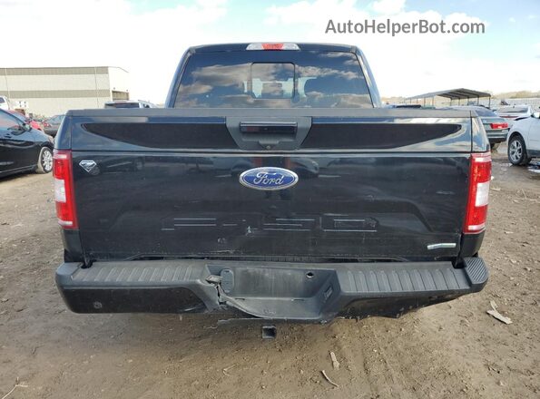 1FTEW1EP6JFE09313 2018 FORD F150 Black Widok z tyłu