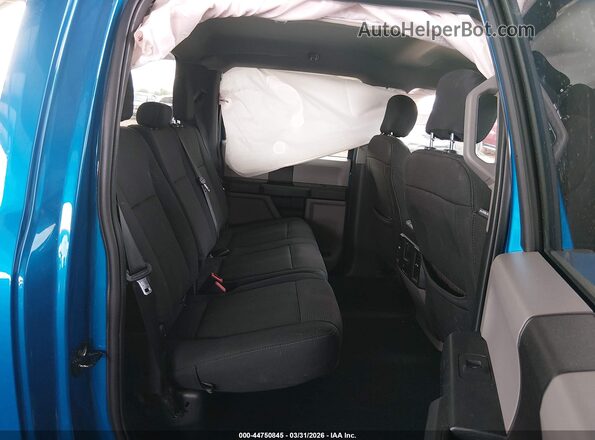 1FTEW1EP6KFB56544 2019 FORD F150 Blue Widok naklejki z numerem VIN