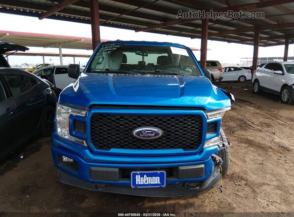 1FTEW1EP6KFB56544 2019 FORD F150 Blue Widok deski rozdzielczej