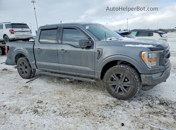 1FTEW1EP6MFA48525 2021 FORD F150 Gray Առջևի աջ