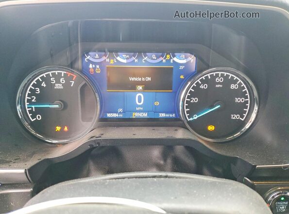 1FTEW1EP6MFA48525 2021 FORD F150 Gray Սարքավորումների վահանակի տեսք