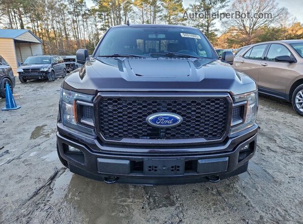 1FTEW1EP7JFD78931 2018 FORD F150 Black Դիմացի տեսք