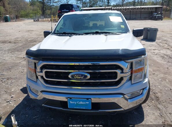 1FTEW1EP7NFB42558 2022 FORD F150 White Rear interior view