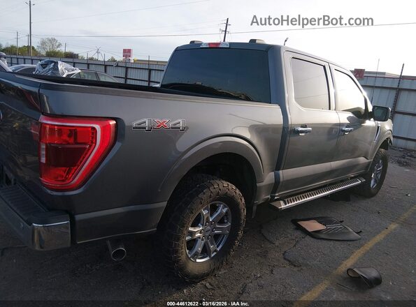 1FTEW1EP8PKF26357 2023 FORD F150 Gray Instrument cluster view