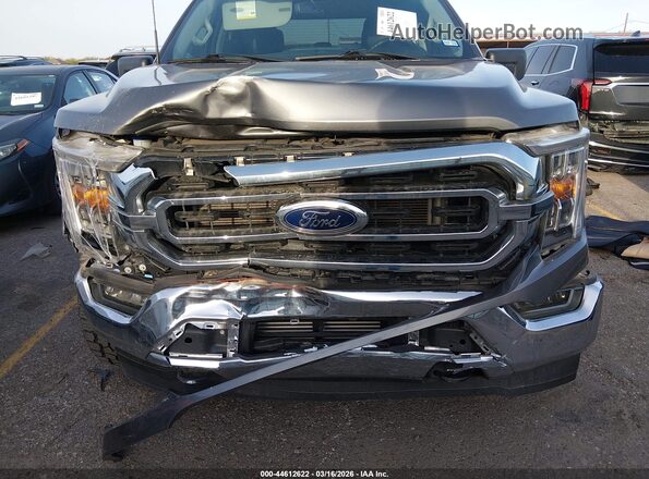 1FTEW1EP8PKF26357 2023 FORD F150 Gray Front view