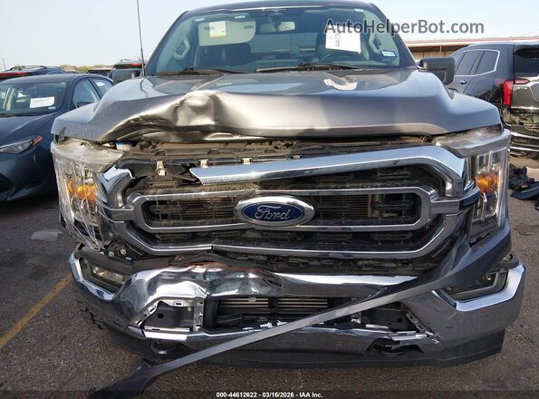 1FTEW1EP8PKF26357 2023 FORD F150 Gray Dashboard view