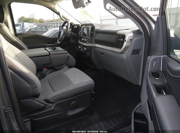 1FTEW1EP8PKF26357 2023 FORD F150 Gray Front interior view