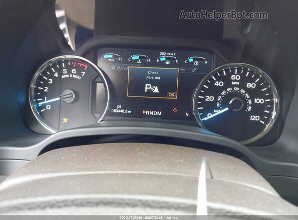 1FTEW1EP9KKC47394 2019 FORD F150 White Vista de los asientos traseros