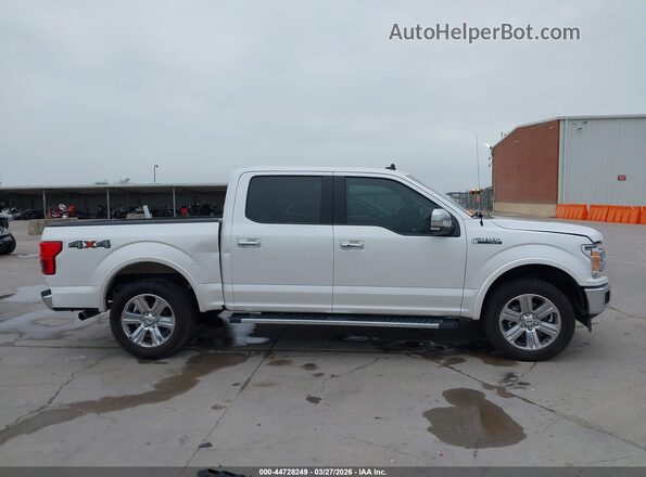 1FTEW1EP9KKC47394 2019 FORD F150 White Vista interior trasera