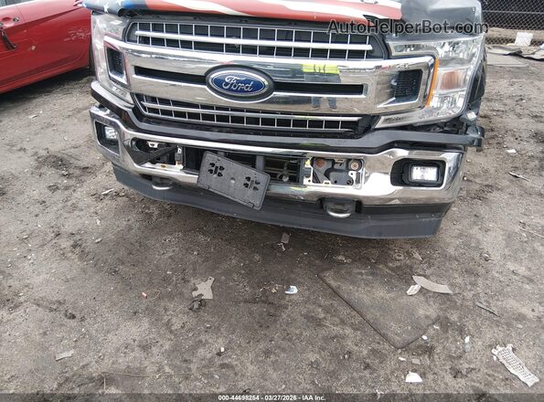 1FTEW1EPXJFD98560 2018 FORD F150 Black Front view