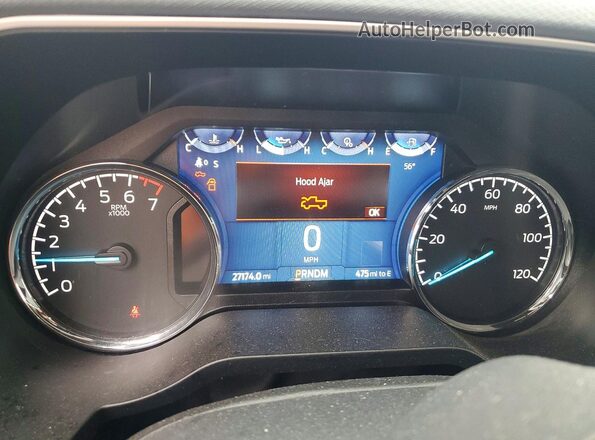 1FTEW1EPXNKD93775 2022 FORD F150 Синий Вид щитка приборов