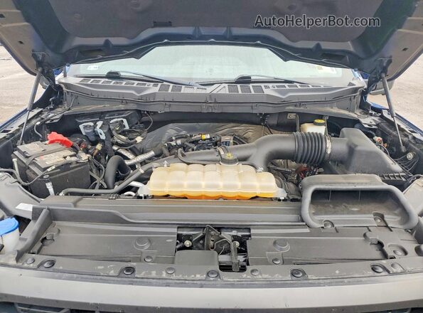 1FTEW1EPXNKD93775 2022 FORD F150 Синий Вид задней части салона