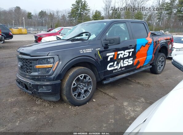 1FTEW2LP2RKE45821 2024 FORD F150 Black Przód lewy