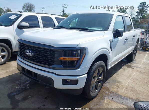 1FTEW2LP3SFC63964 2025 FORD F150 White Առջևի ձախ երեք քառորդ տեսարան