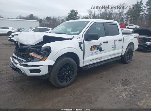 1FTEW2LP7SKD28824 2025 FORD F150 Белый Передняя левая четверть