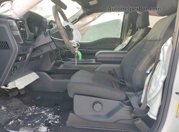 1FTEW2LPXSKF30783 2025 FORD F150 White Widok wnętrza z przodu