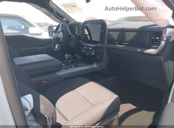 1FTEW3KP5SFB90684 2025 FORD F150 White Вид салону спереду