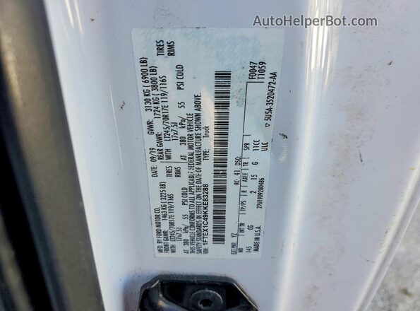 1FTEX1C49KKE83288 2019 FORD F150 White 
