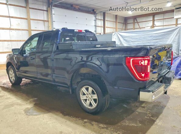 1FTEX1C58MFC81675 2021 FORD F150 Синий Задняя левая четверть