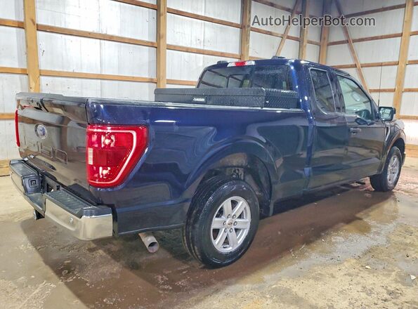 1FTEX1C58MFC81675 2021 FORD F150 Синий Задняя правая четверть