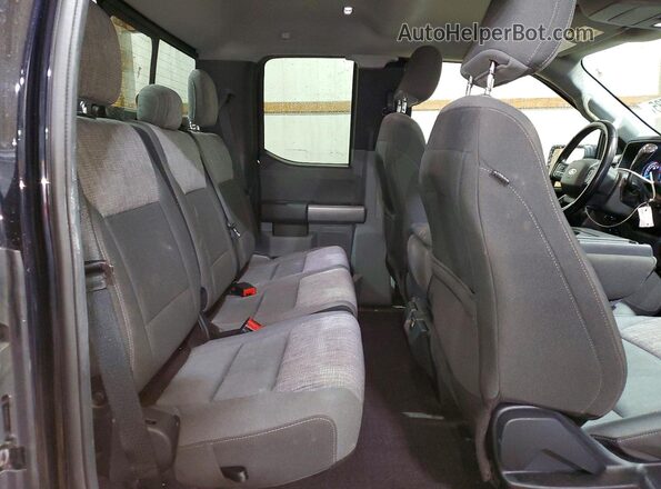 1FTEX1C58MFC81675 2021 FORD F150 Синий Вид задних сидений