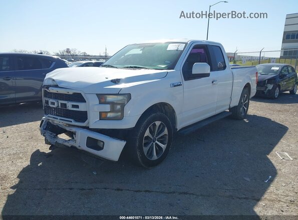 1FTEX1C87HKC72523 2017 FORD F150 White Przód lewy