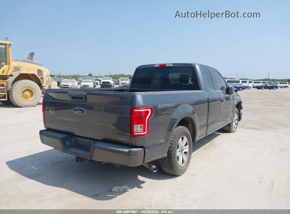 1FTEX1C88GFA77635 2016 FORD F150 Gray Задня права чверть
