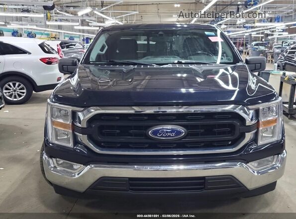 1FTEX1CB0MKD83887 2021 FORD F150 Blue Vista frontal