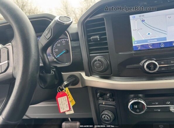 1FTEX1CB0MKD83887 2021 FORD F150 Blue Vista del salpicadero
