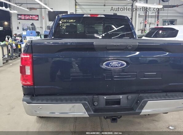 1FTEX1CB0MKD83887 2021 FORD F150 Blue Vista del cuadro de instrumentos