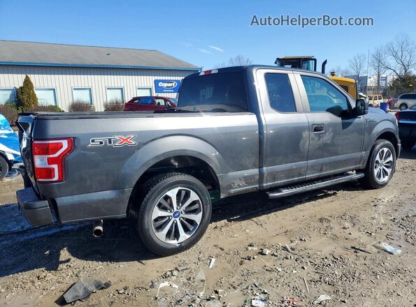 1FTEX1CP1KKC27110 2019 FORD F150 Gray 