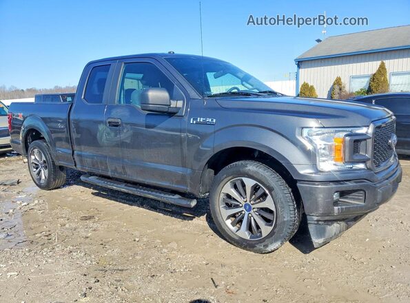 1FTEX1CP1KKC27110 2019 FORD F150 Gray 