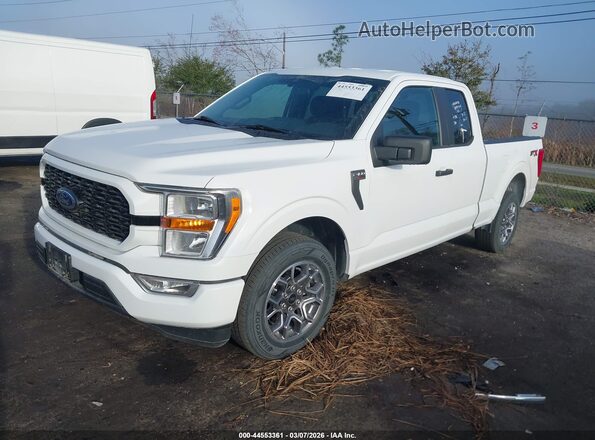 1FTEX1CP7MKD80223 2021 FORD F150 White Front left