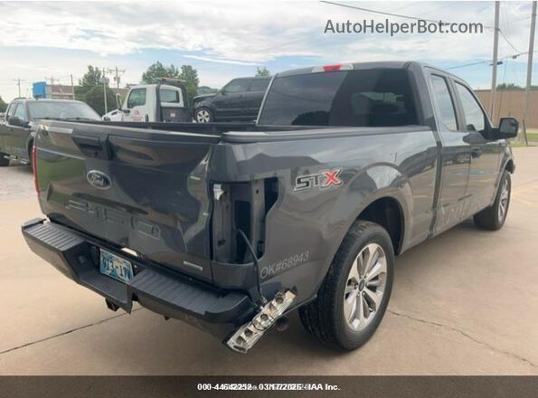 1FTEX1CP8JFD33741 2018 FORD F150 Gray წინა ხედი