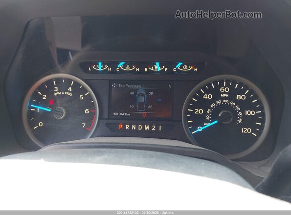 1FTEX1EP5GKD60716 2016 FORD F150 White Հետևի նստատեղերի տեսք