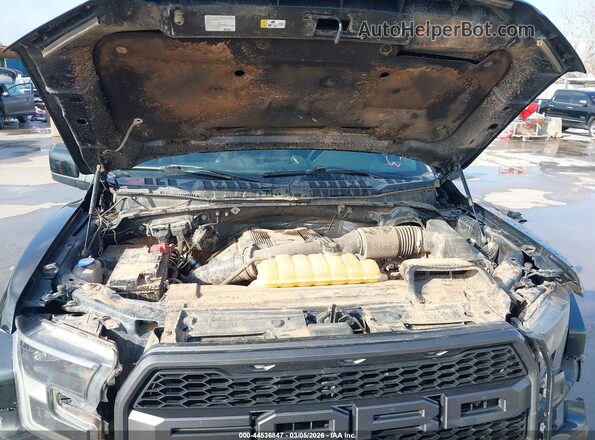 1FTEX1RG7HFA94605 2017 FORD F150 Black Вид ззаду
